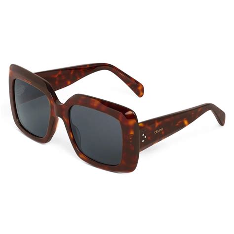 celine square plastic sunglasses havanaa brown style 426848701|Square S263 Sunglasses in Acetate .